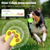 Interactive Dog Ball Toy with Remote Control – Silent Motion Activated Rolling & Bouncing